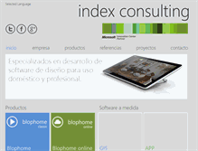 Tablet Screenshot of indexconsulting.net